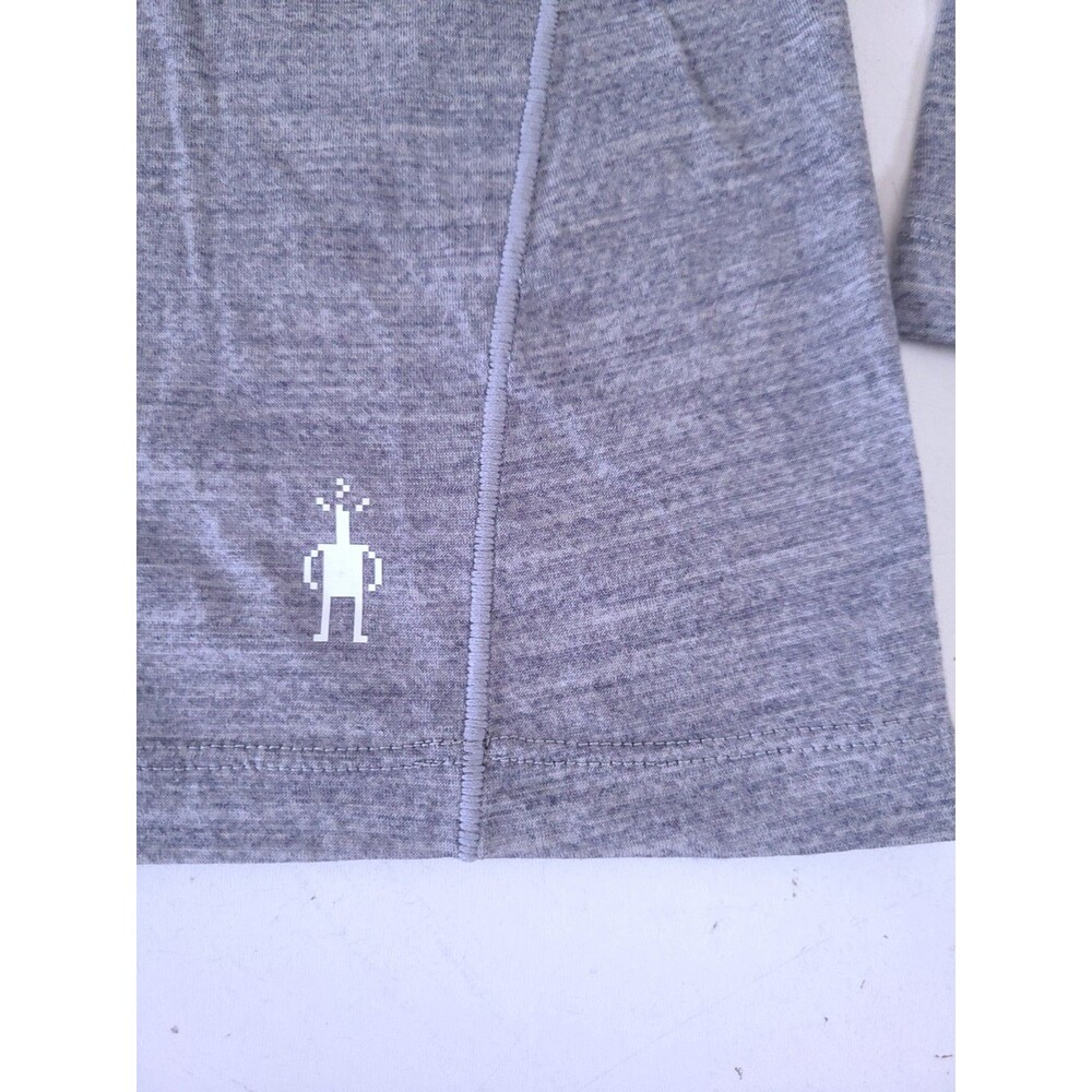 SmartWool Gray Merino 150 Shirt Size M Base Layer Long Sleeve Crew - Picture 6 of 8